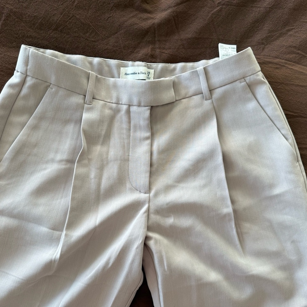 Abercrombie & Fitch Cream Trousers